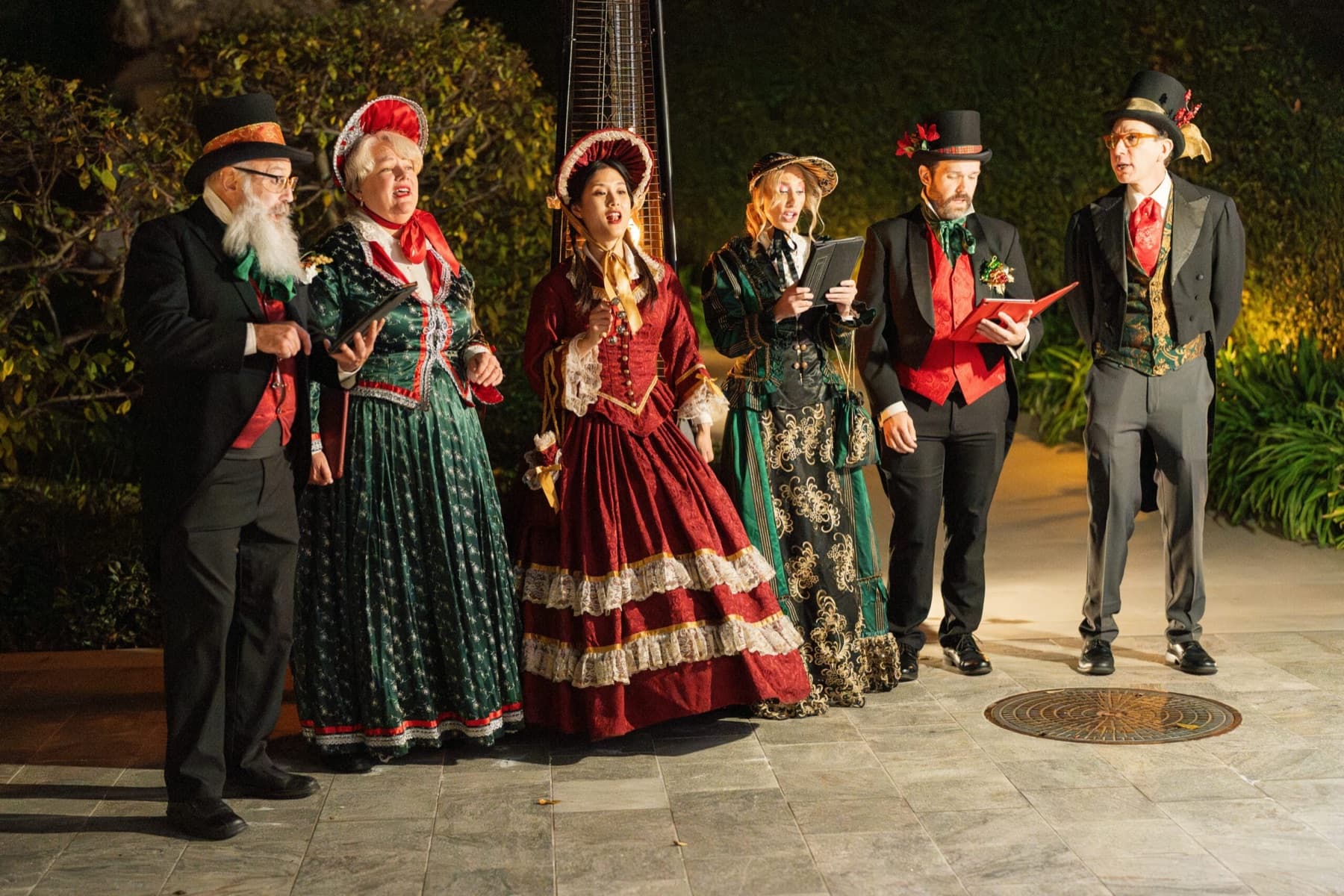 Carols in the courtyard